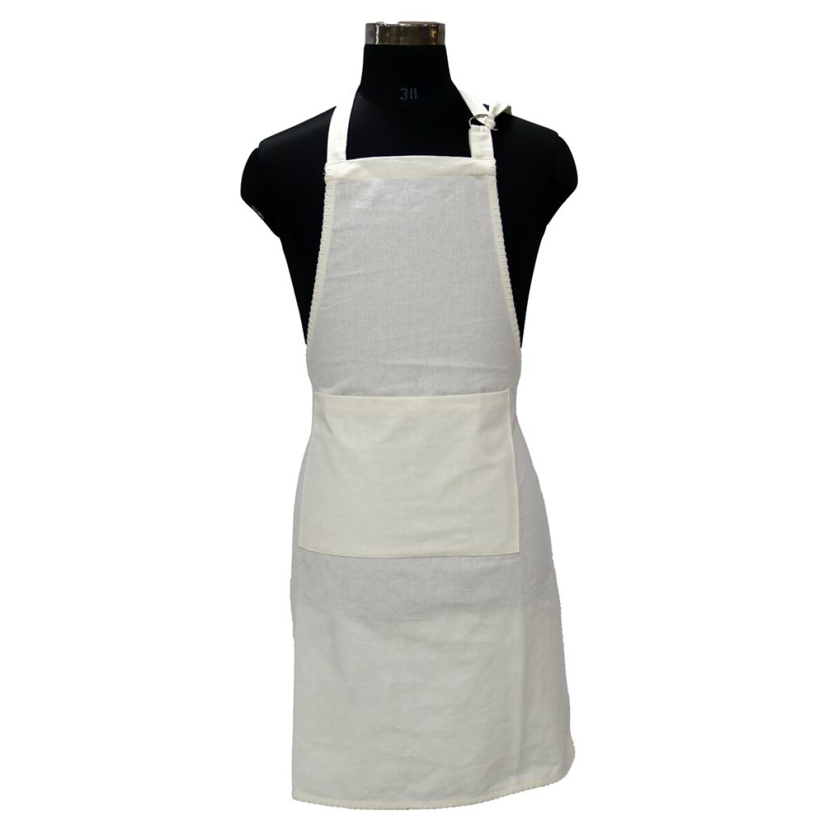 DELANTAL ALGODÓN 60X85CM BLANCO 