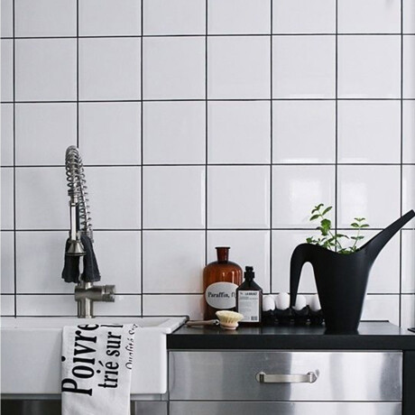 CERAMICA REVESTIMIENTO 10X10 EN MALLA BRILLO BLANCO GAMAS DE BLANCO