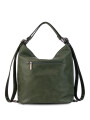 CARTERA MOCHILA ESTHER VERDE MILITAR