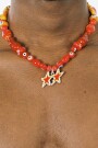 Melted Stars Sunrise Necklace Plata