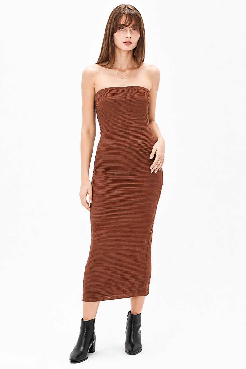 Vestido Runpia - Marron Medio 