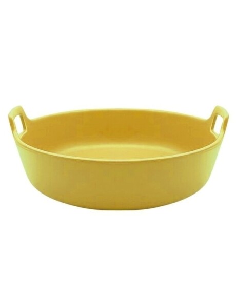 ENSALADERA C/ASAS CERAMICA 24x23x9CM AMARILLO MATE ENSALADERA C/ASAS CERAMICA 24x23x9CM AMARILLO MATE