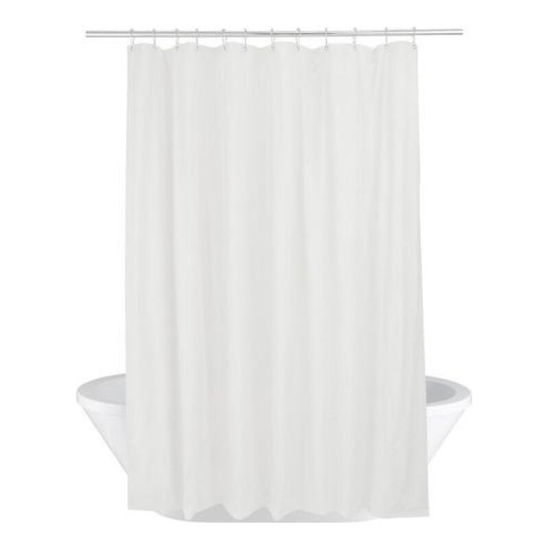 Protector para cortina de baño Amalfi 180 x 180cm Blanco