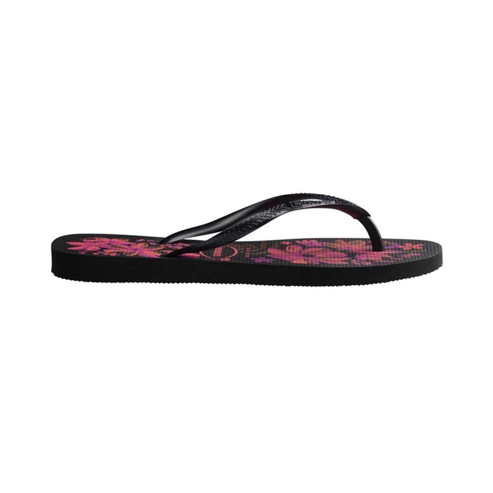 Sandalias Havaianas Slim Organic Mujer Negro/Gris/Gold
