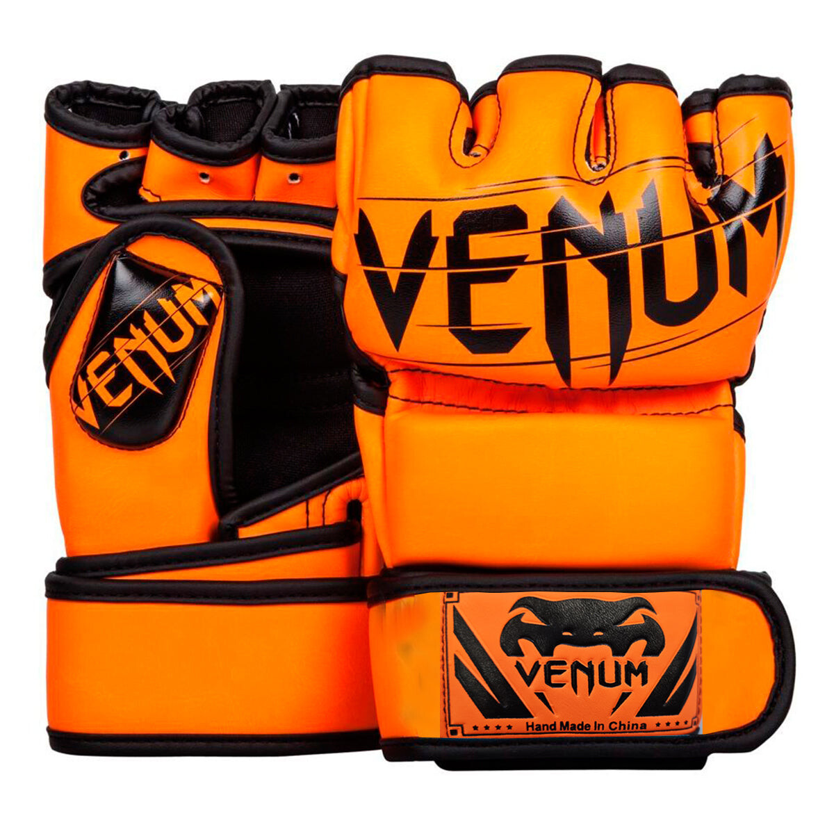 Guantillas Venum Mma Artes Marciales Boxeo Guante - Naranja 