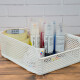 Set X3 Organizador calado línea apilable M BLANCO
