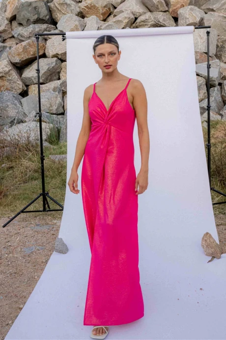 Vestido Knot fucsia s