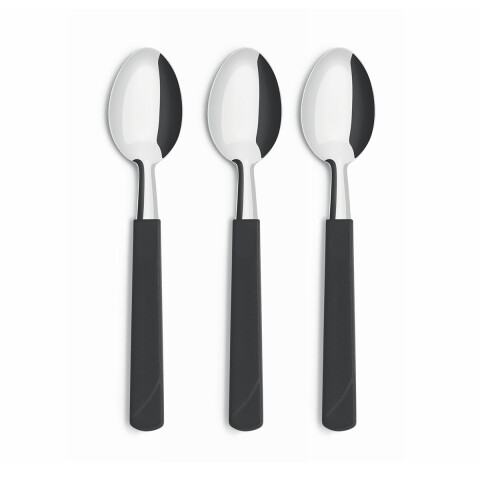Set X3 Cucharas Treviso de Simonaggio NEGRO