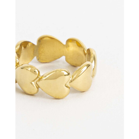 Anillos Medianos y Grandes Metal Dorado