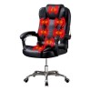 Silla Ejecutiva en cuero Lumax Modelo Miles con 7 Puntos de Masaje Negro