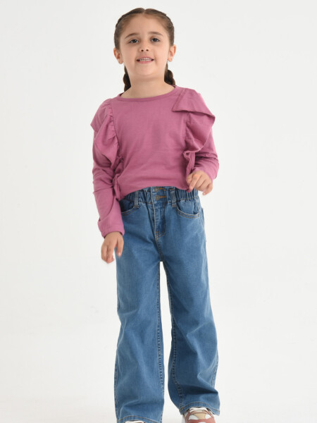 Pantalón de jean oxford Azul Claro