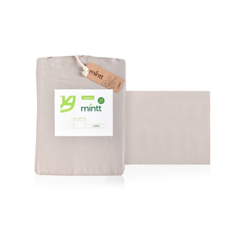 Funda Nórdica Lino Algodón Percal 165grs P/acolchado 230x260 - Khaki Funda Nórdica Lino Algodón Percal 165grs P/acolchado 230x260 - Khaki
