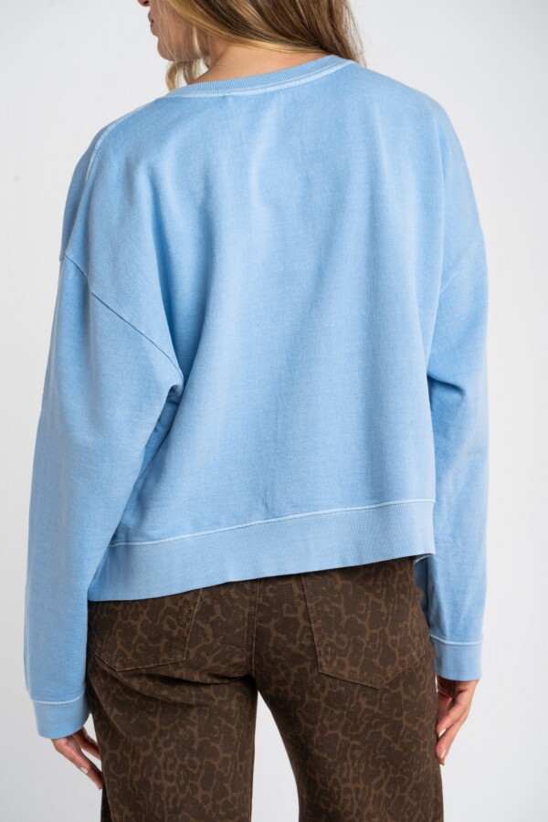 Sweater Algodón Celeste