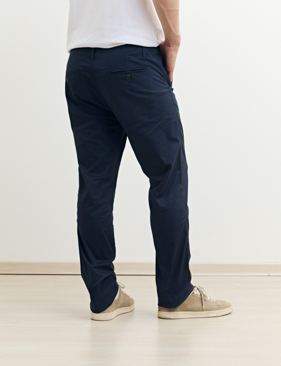 080575 PANTALON HARRINGTON LABEL Azul Oscuro