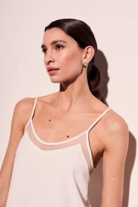 Blusa Lencera Blanco