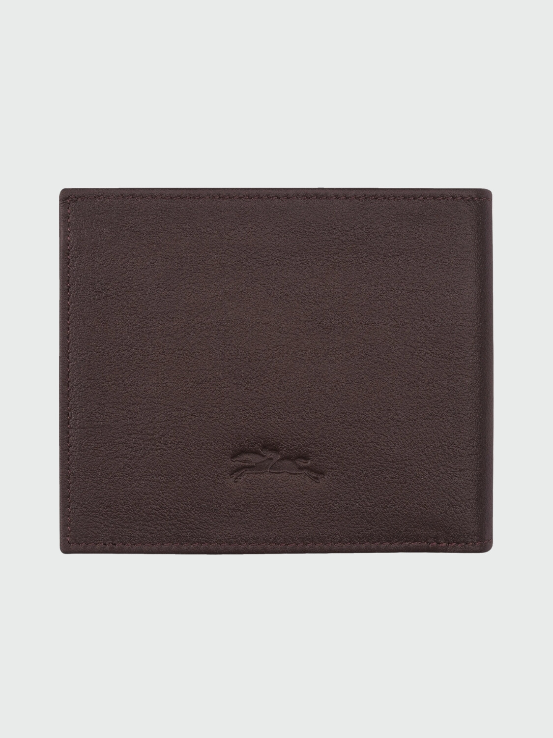 Longchamp -Billetera de cuero, Sur Seine Negro Estampado