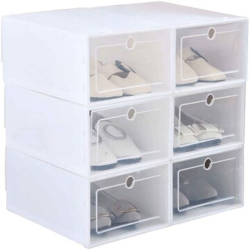 Cajas Organizadoras Zapatos Apilables Zapatera Cajas Organizadoras Zapatos Apilables Zapatera