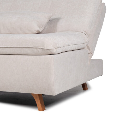 Sofá Cama Maira - Tela Microfibra 10285 (Beige)