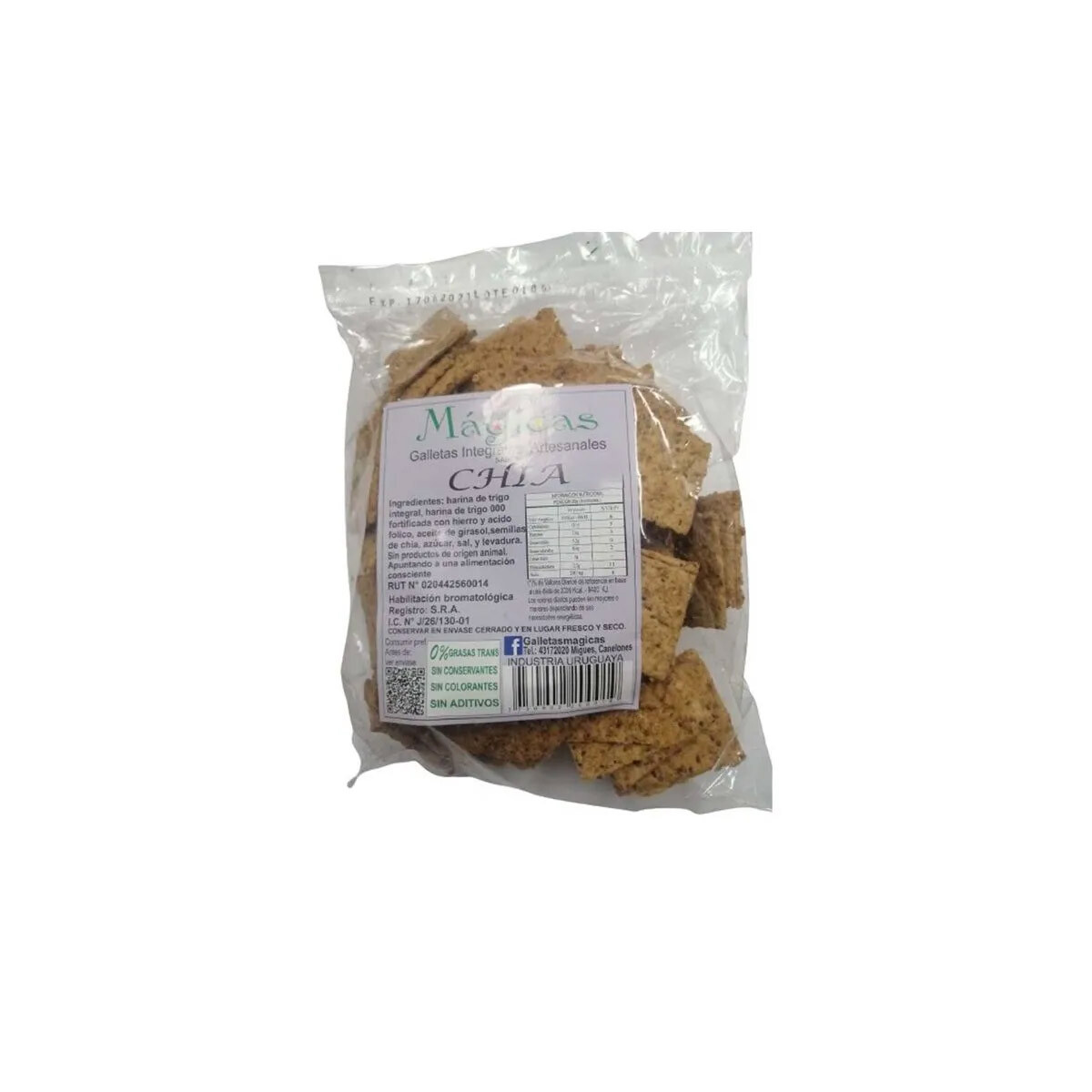 GALLETAS MAGICAS DE CHIA 250G 