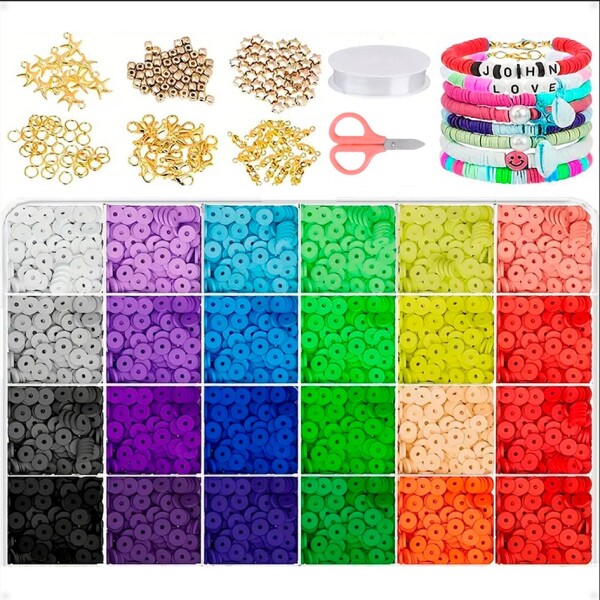 Cuentas de Arcilla Polimérica Para Hacer Pulseras C4 Cuentas de Arcilla Polimérica Para Hacer Pulseras C4