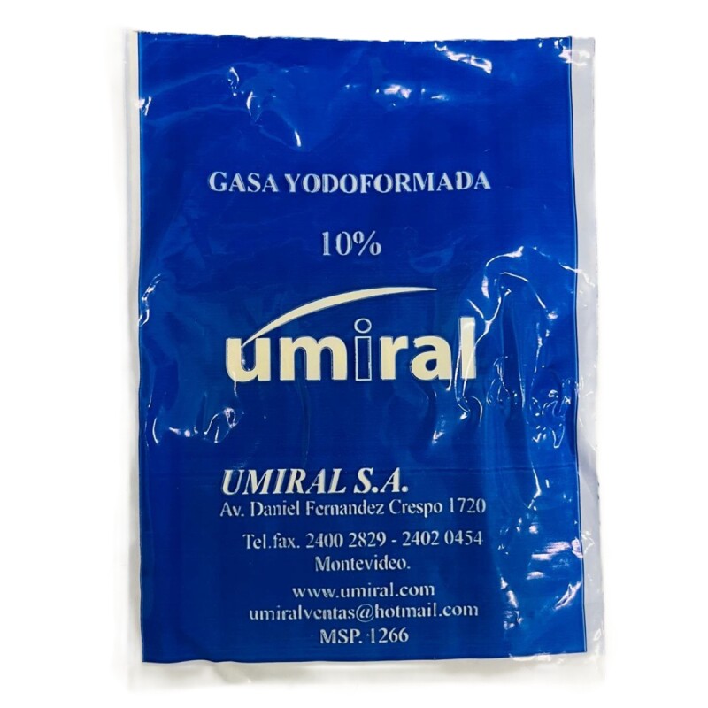 Gasa Iodoformada Al 10% Gasa Iodoformada Al 10%
