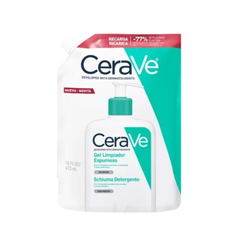 Doypack Cerave Gel limpiador espumoso 473 ml