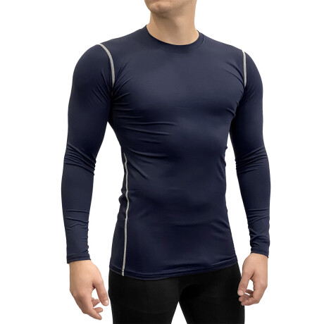 Set X4 Remera Térmica Deportiva Manga Larga Para Hombre Multicolor