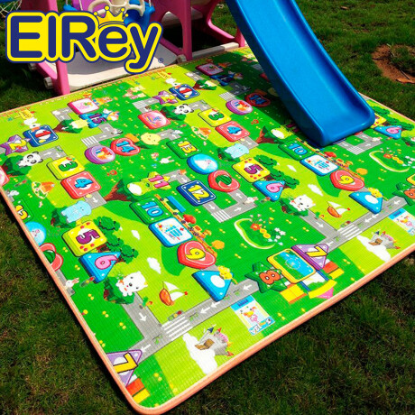 Alfombra Antigolpe Doble 180x150 Gruesa Infantil Bebé Jug009013-1