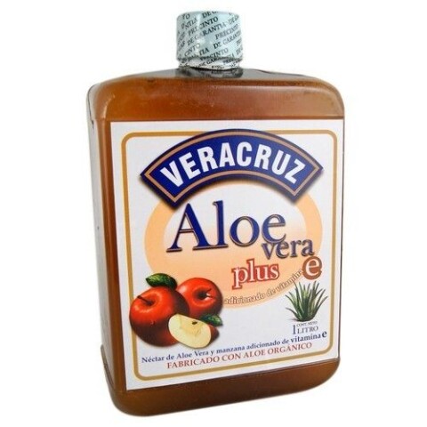 Aloe Vera Manzana Veracruz 1L Aloe Vera Cruz Manzana 1lt