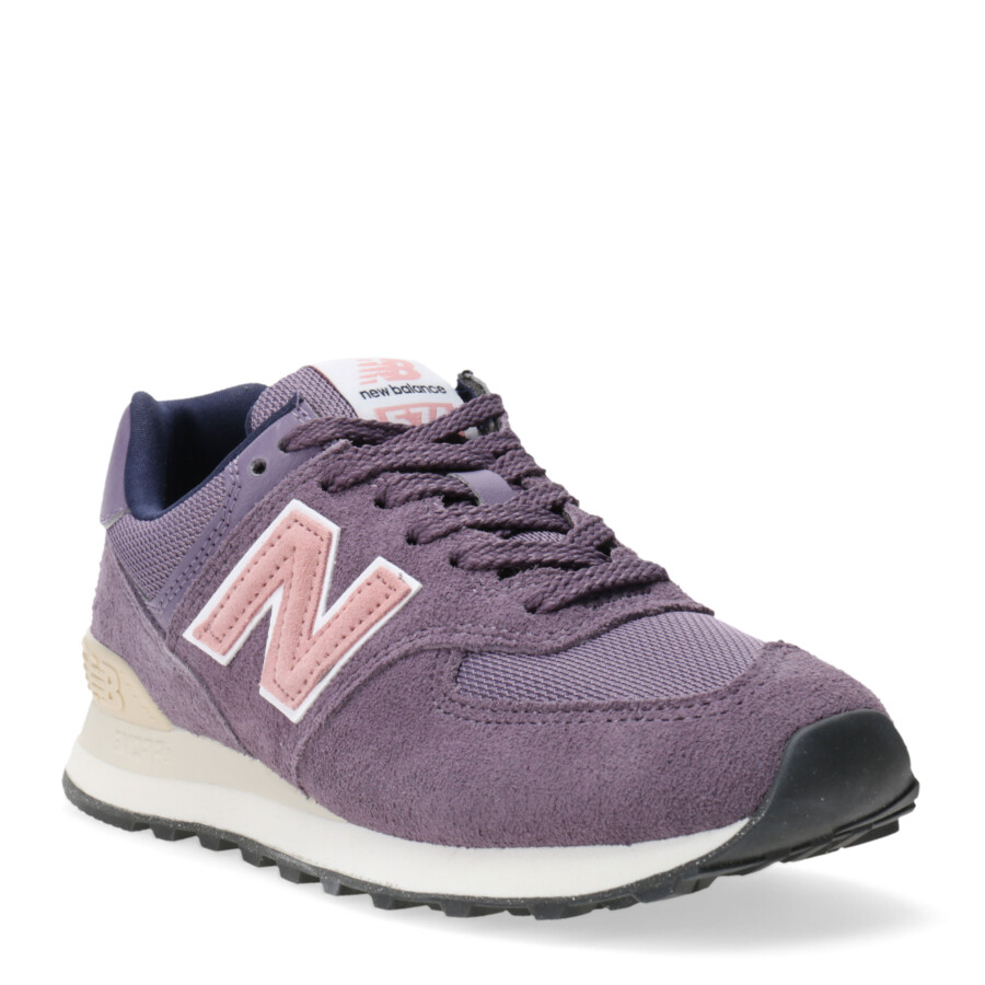 New balance gris outlet y rosa mujer