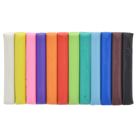 MASA PLASTICINA PARA MOLDEAR X 12 PCS 19579 MASA PLASTICINA PARA MOLDEAR X 12 PCS 19579