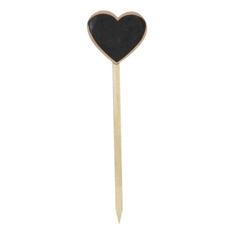OUTLET Cartel corazón tipo pizarra con pincho 10*3.5 cm Outlet Cartel Corazón Tipo Pizarra Con Pincho 10*3.5 Cm