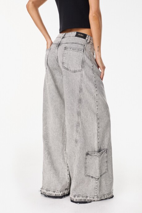 Jean United Gris Claro Washed