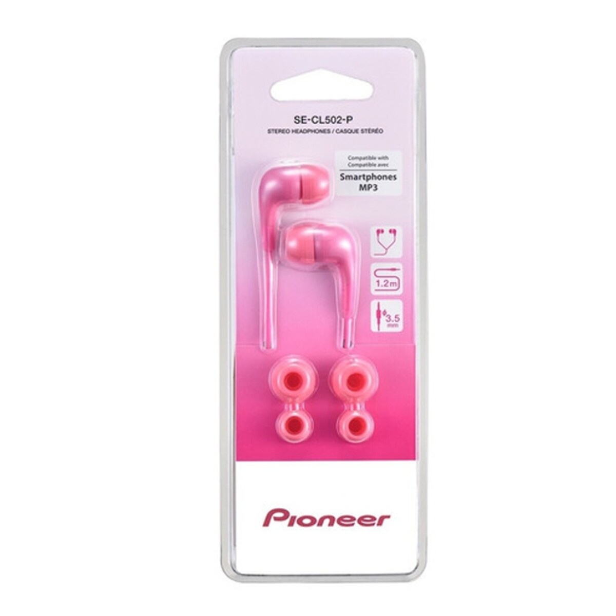 Auriculares Inalámbricos Pionner Cl502 - AURICULAR PIONEER SECL 502P ROSA OLT 