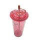 Vaso Curvy 450ml Rosa