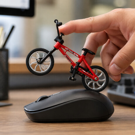 Mini bicicleta de juguete con accesorios Rojo