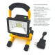 Foco led recargable 30 W AMARILLO