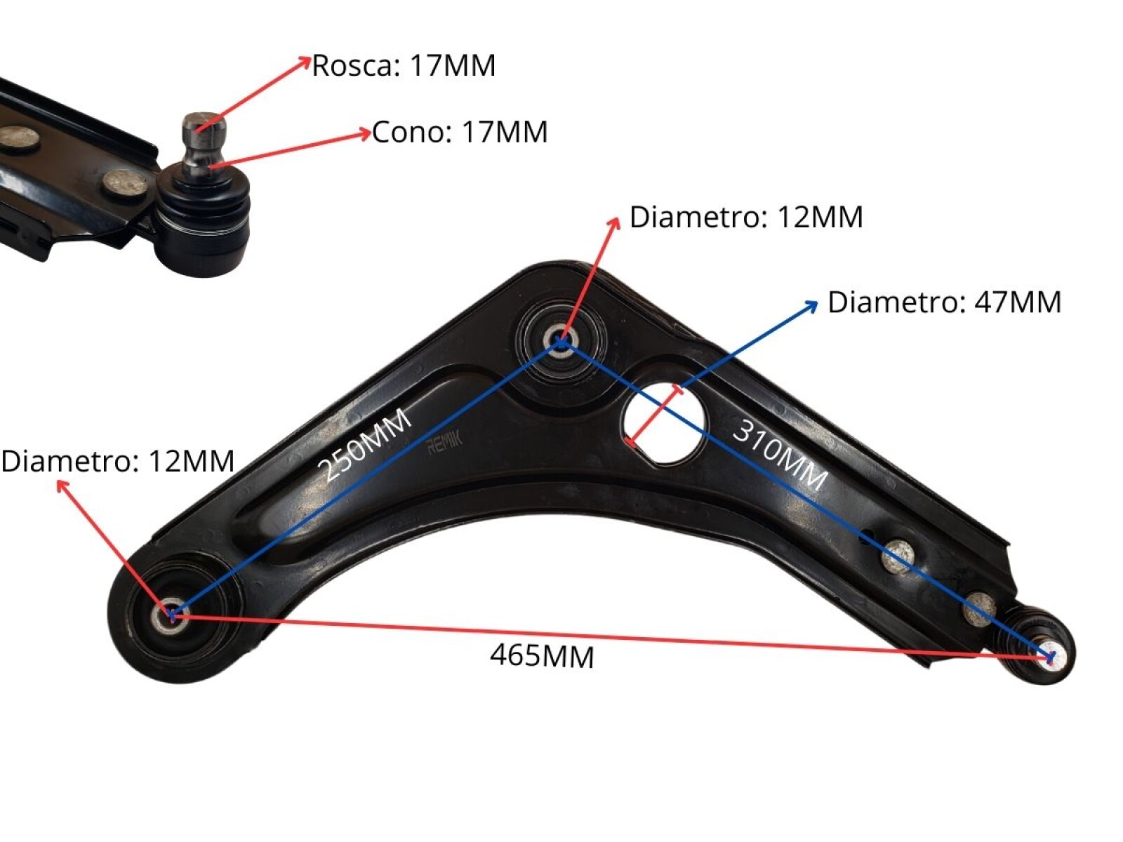 Parilla De Suspension Delantera Ford Escort 90-03 Der 