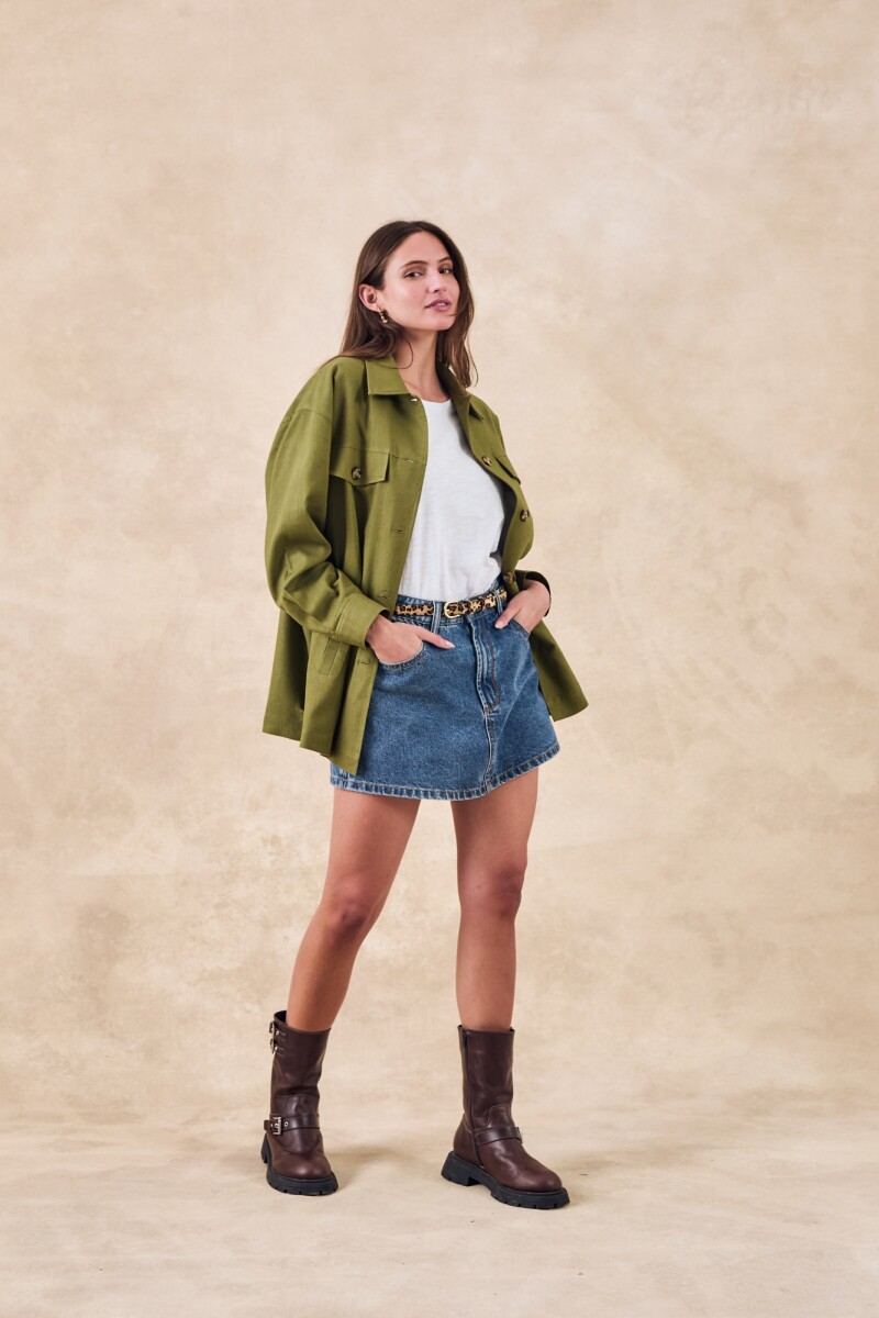 Sobrecamisa Lino Safari