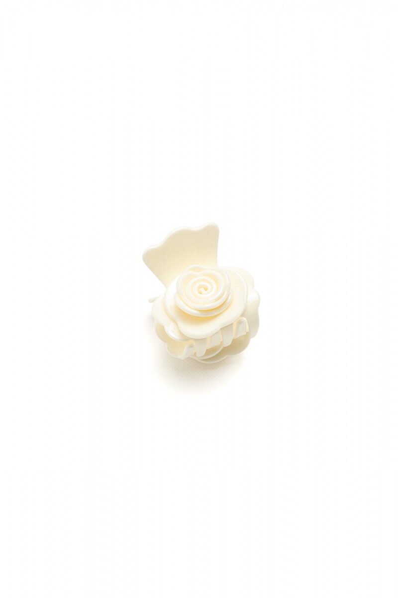 Broche Rosa - Blanco 
