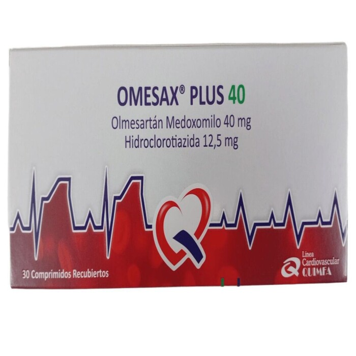 OMESAX PLUS 40 MG. CJ X 30 COMP. REC. única