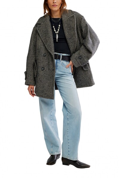 ABRIGO ARI LANA Negro