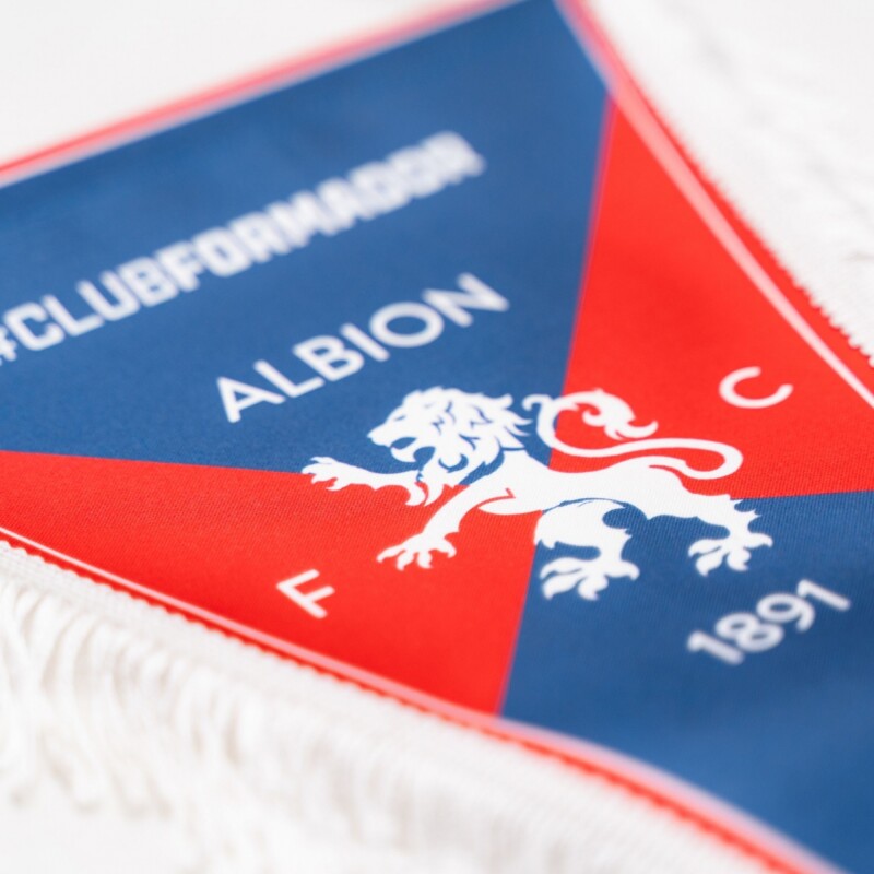 Banderín "Albion FC 1891" - Grande Banderín "Albion FC 1891" - Grande