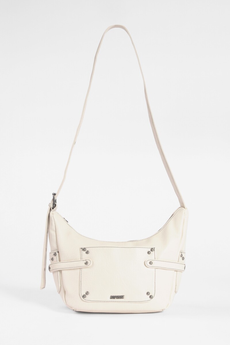 Bandolera soft bolsillo beige