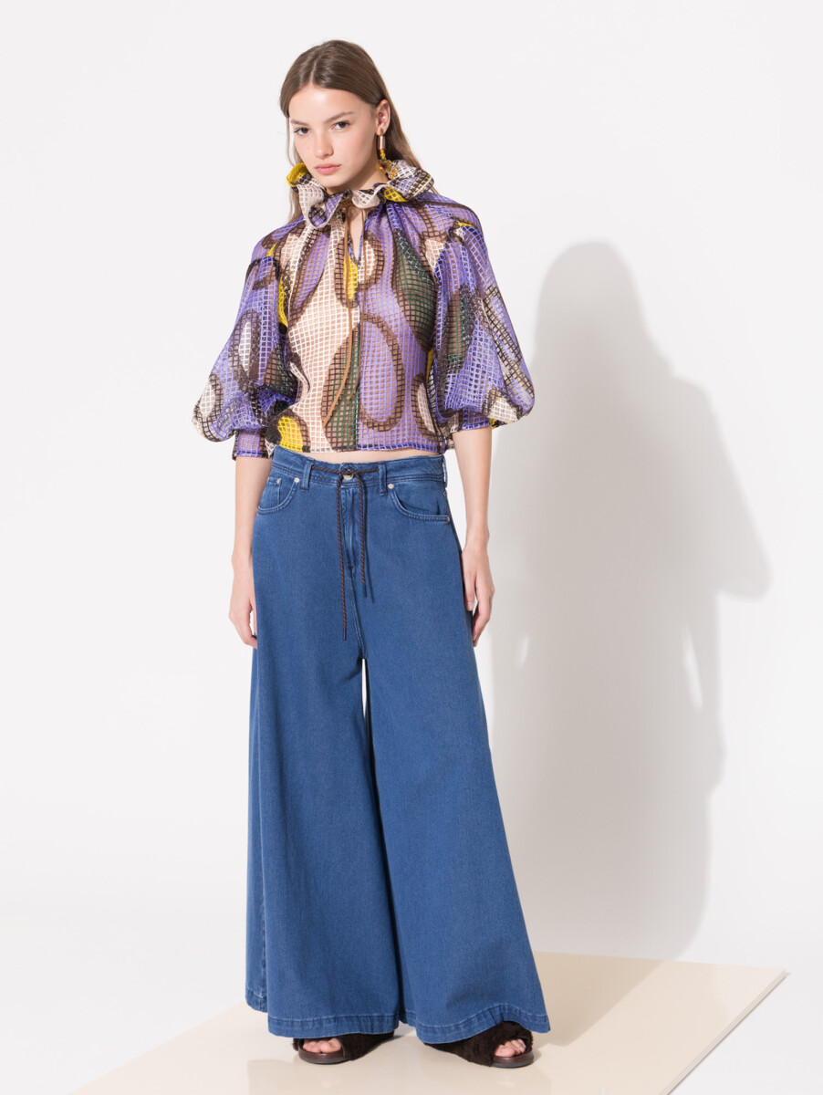 JEANS WIDE AIR BLUE 