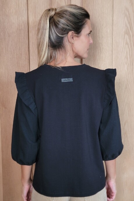Remera Paloma Negro