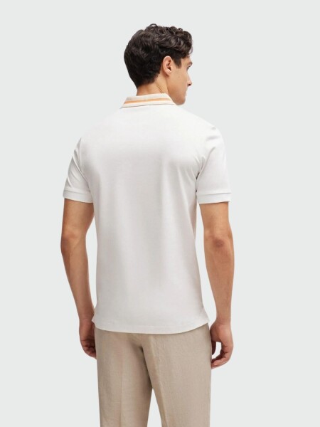 Hugo Boss - Remera slim fit de algodón, PHILLIPSON Blanco