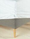 Sábana bajera satén TINE 90x200x35 blanco Sábana bajera satén TINE 90x200x35 blanco