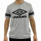 Remera de Hombre Umbro Antique Gris Melange - Negro