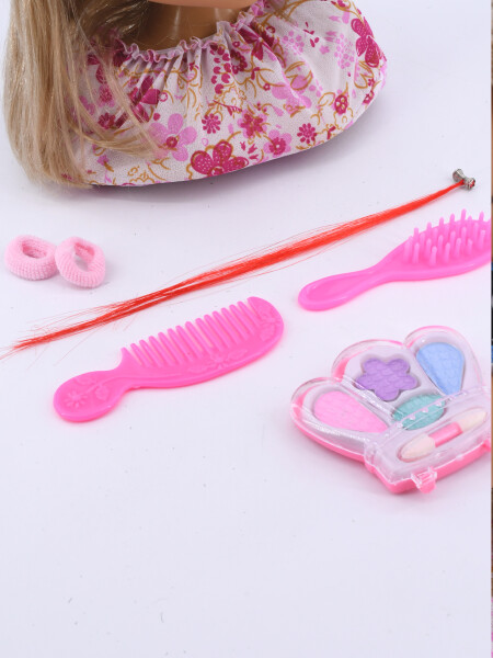 MUÑECA PARA PEINAR ROSADO